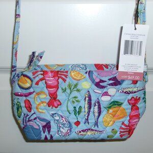 Vera Bradley Seafood Boil Cross Body Bag NWT